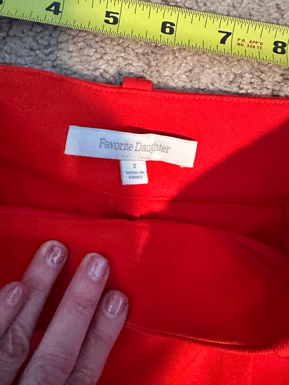 Favorite Daughter The Favorite Pant  - Red - Picture 7 of 7